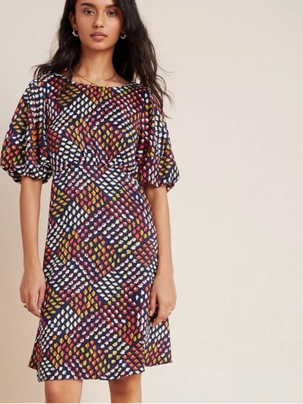 Anthropologie Maeve Melody Mini Dress- Size 14- EUC